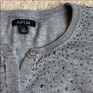 Studded front cardigan